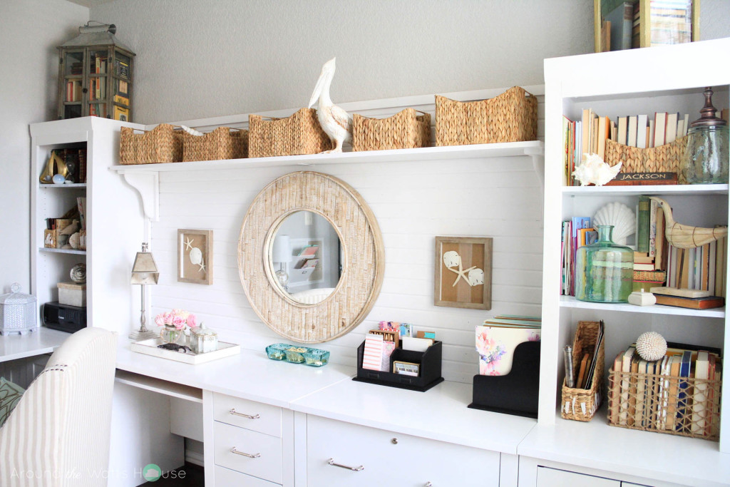 Coastal Decor-Home Office-One Room Challenge