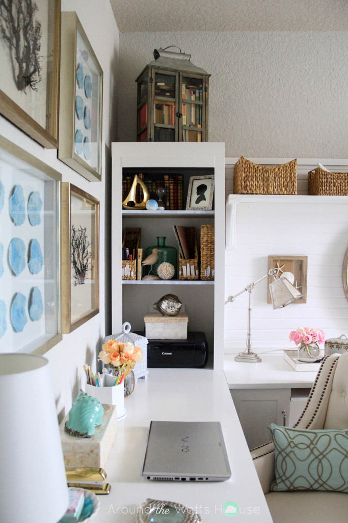 Coastal Decor-Home Office-One Room Challenge