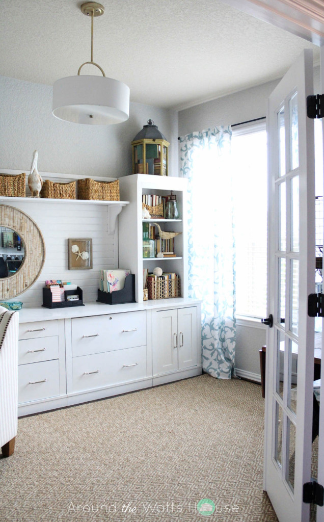 Coastal Decor-Home Office-One Room Challenge