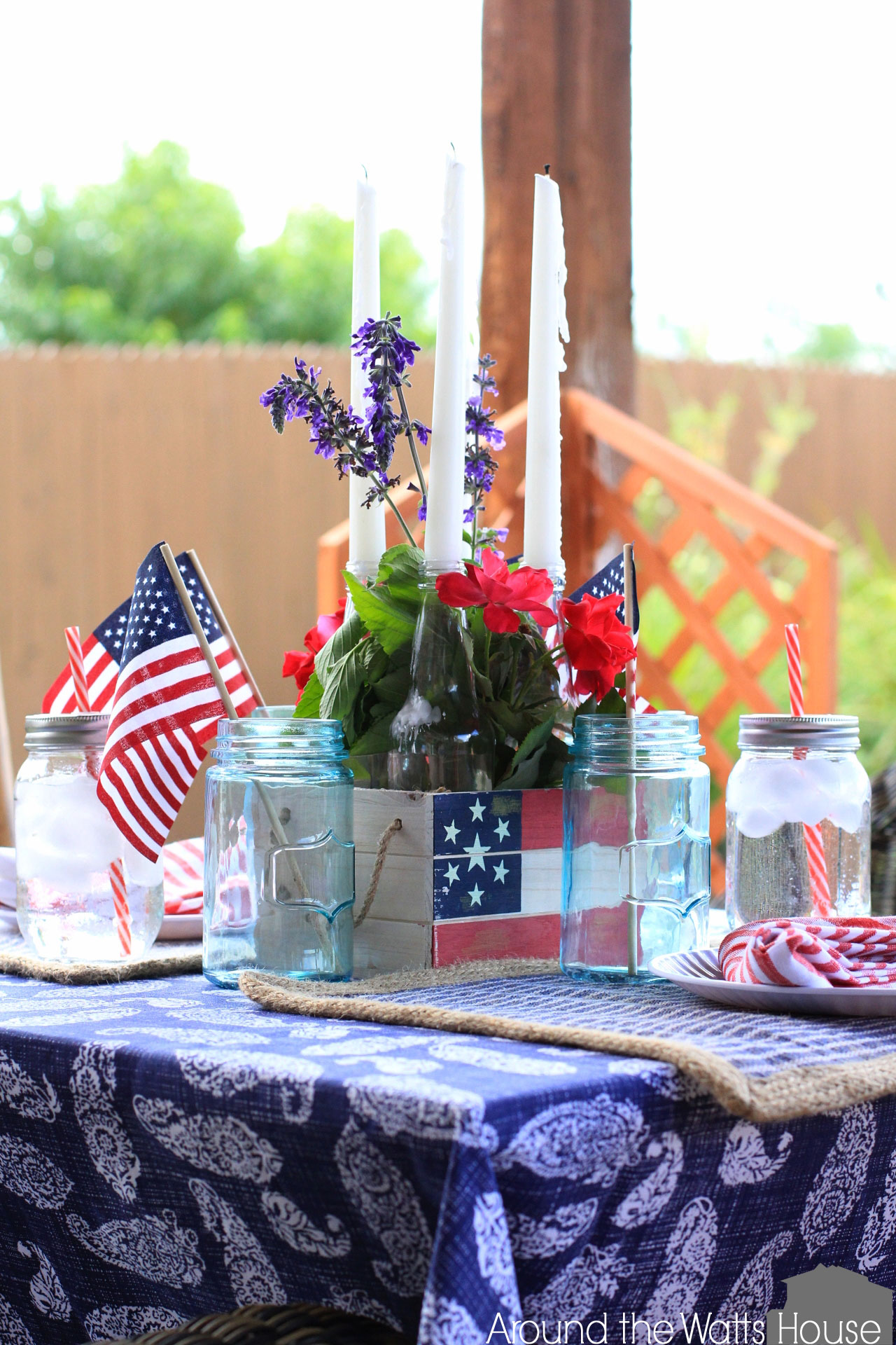 4th of July Outdoor Party Decor | Iris Nacole