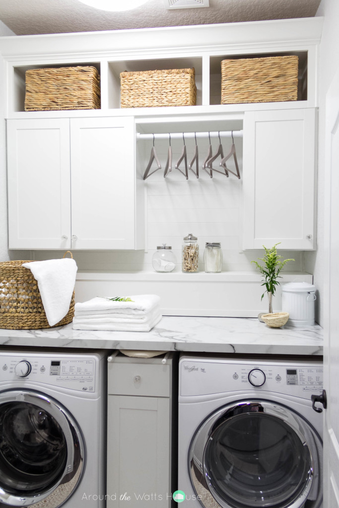 Laundry Room-Laundry Room Makeover-One Room Challenge-Fall 2015-Around the Watts House