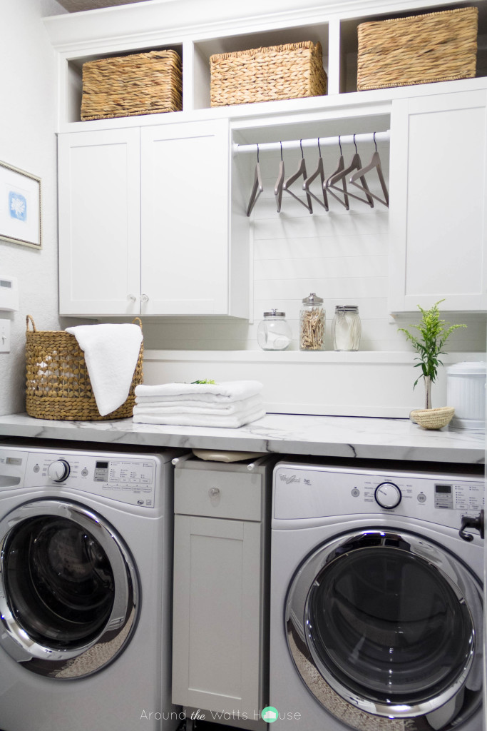 Laundry Room Containers-One Room Challenge-Fall 2015-Around the Watts House