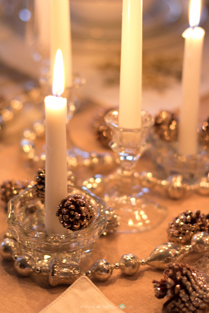 Christmas-Holiday Home Tour-Dining Table Decorations