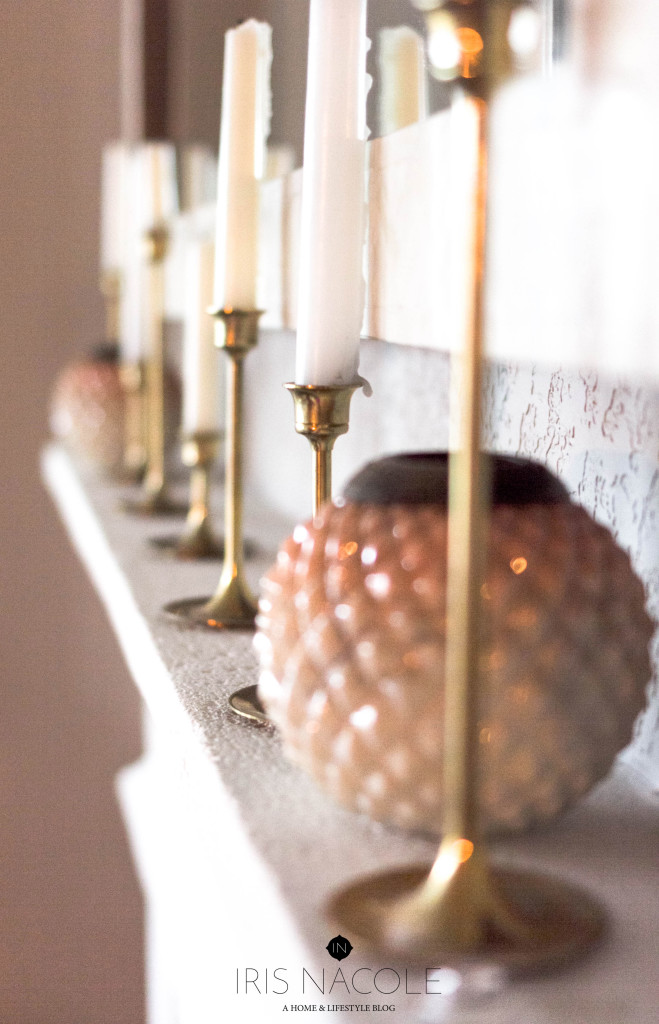 Thrifty Décor-Brass Candlesticks-IrisNacole.com