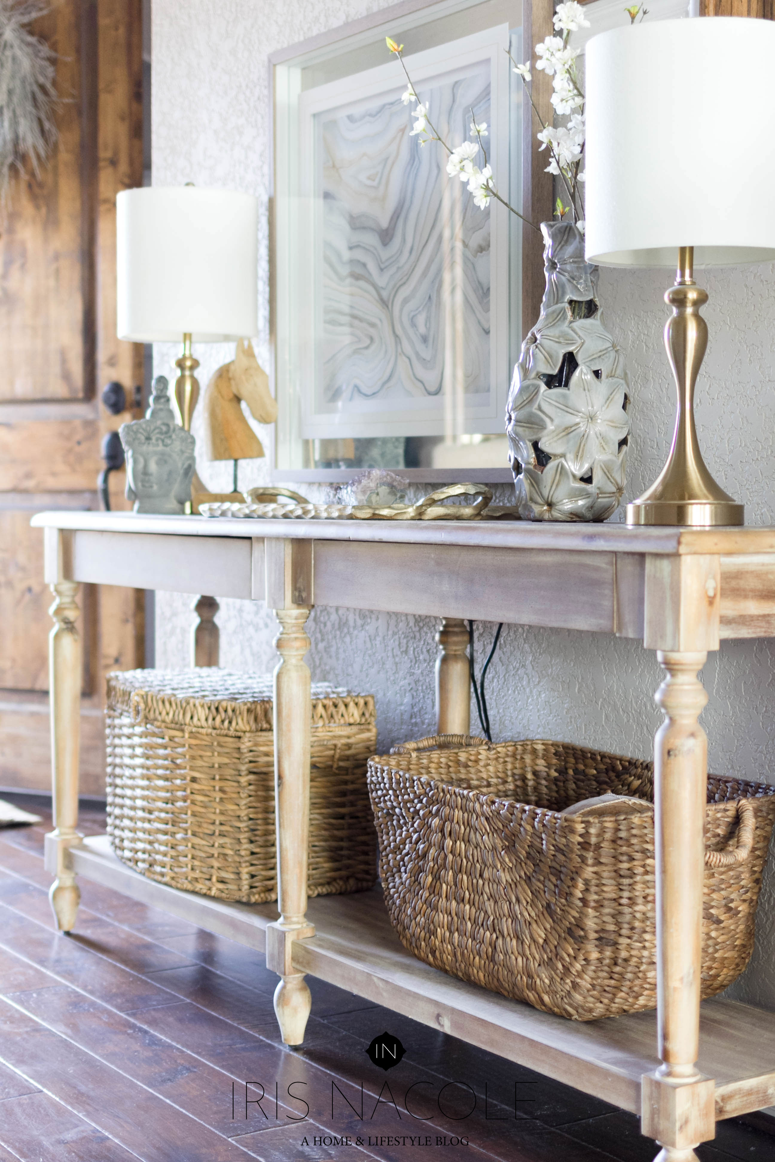 Console Table Styling Tips IrisNacole.com