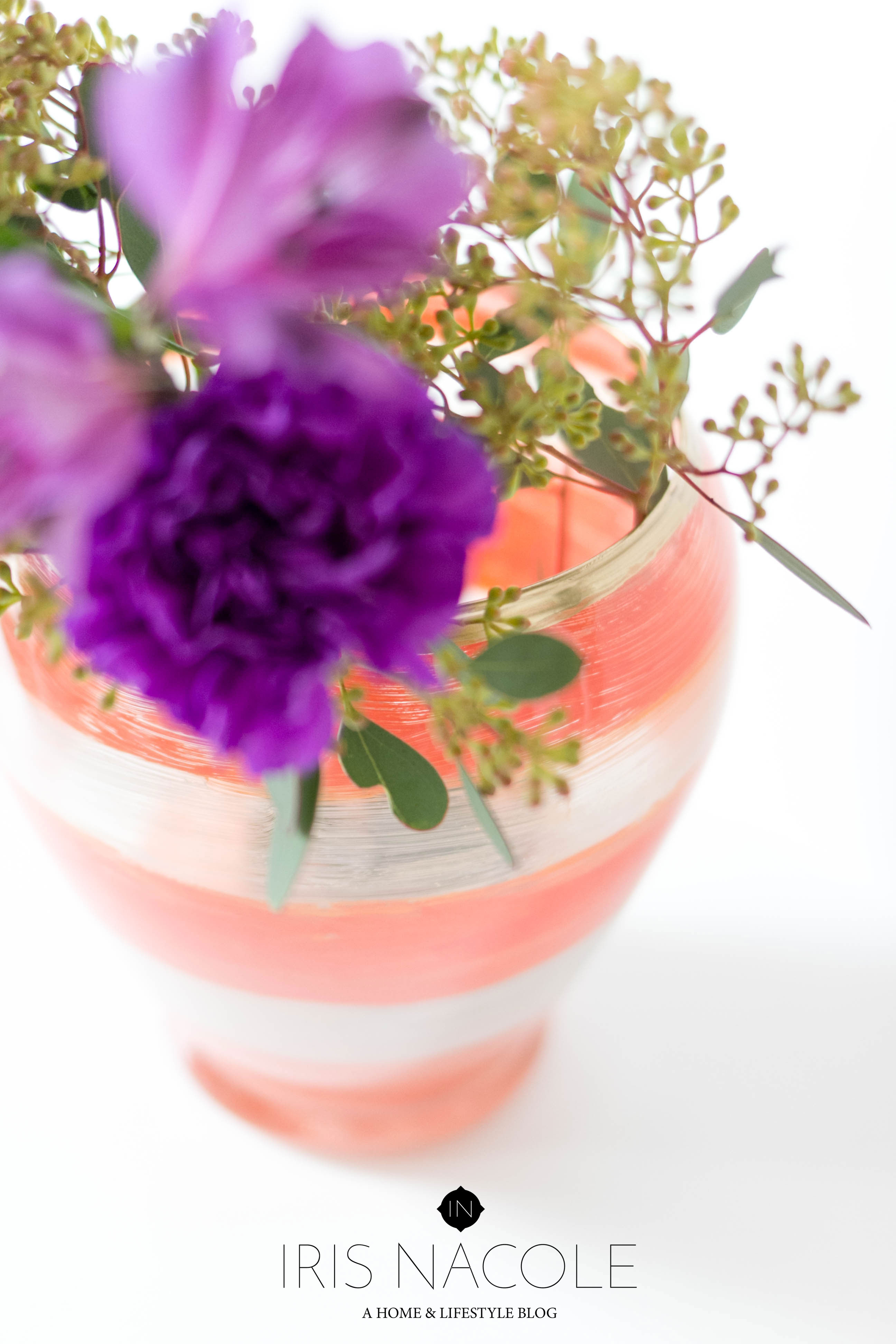 DIY Kate Spade Inspired Vase-Knock it Off DIY IrisNacole.com