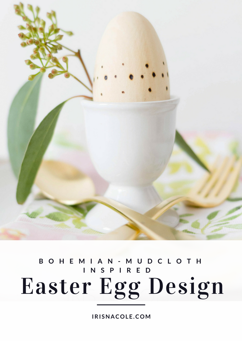 Bohemian-Mudcloth Inspired-Easter Egg Design-IrisNacole.com