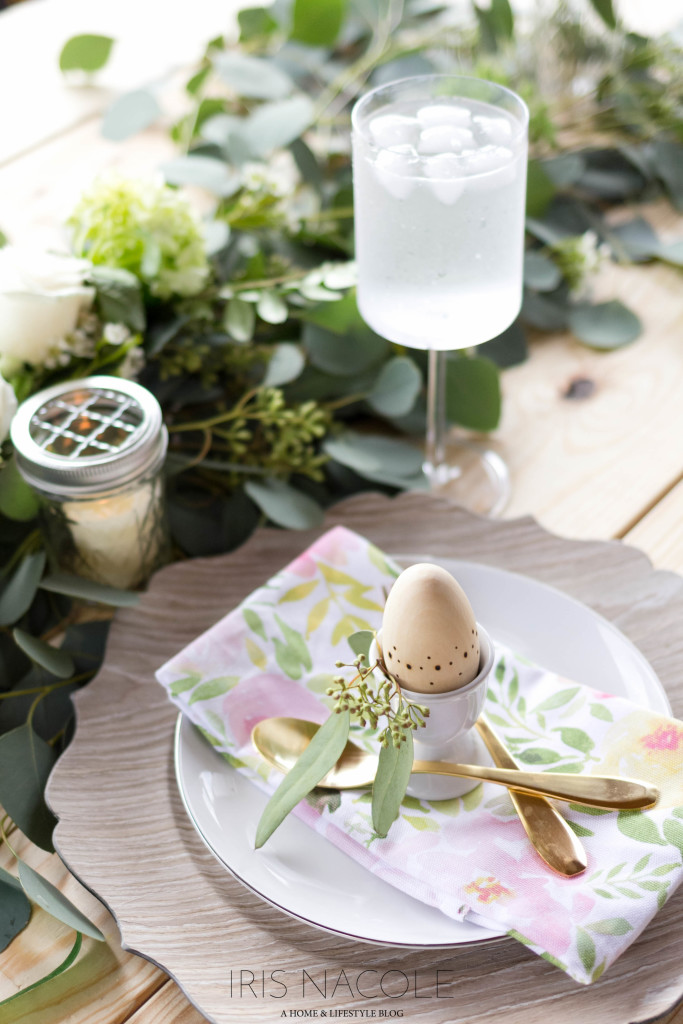 DIY Floral Table Runner