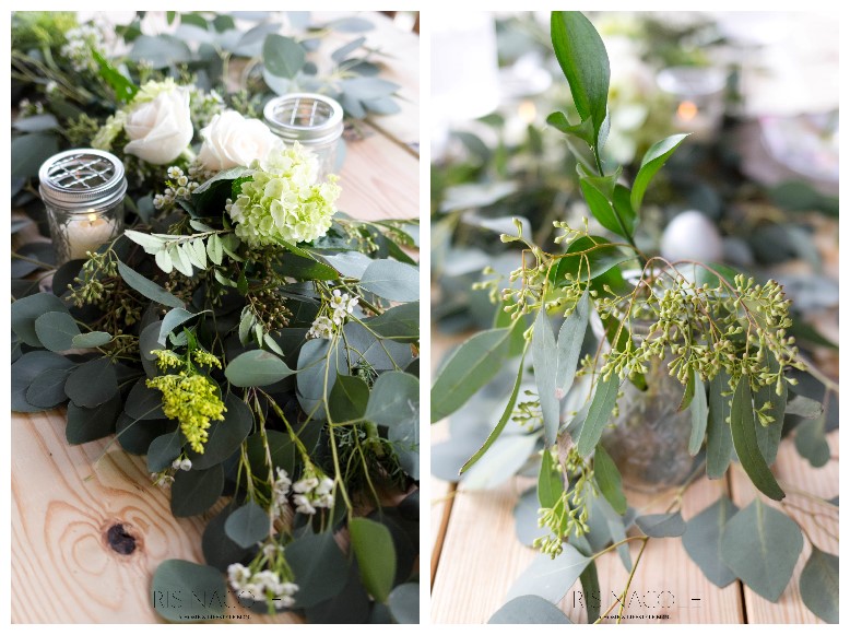 Floral Garland Table Runner/Centerpiece Tutorial by IrisNacole.com