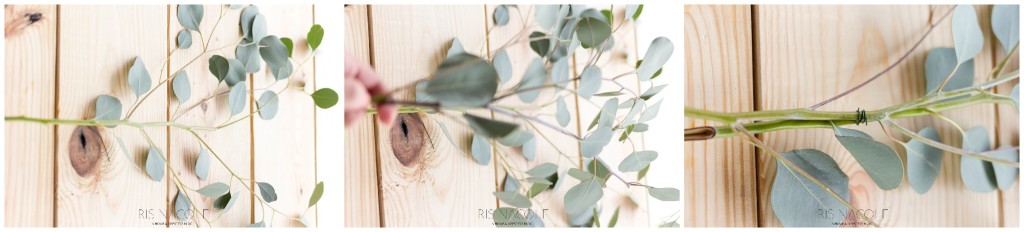 Floral Garland Table Runner/Centerpiece Tutorial by IrisNacole.com