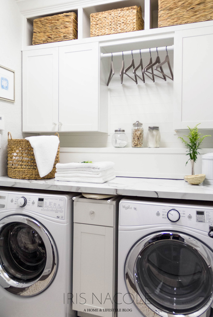 Laundry Room Makeover Coastal Farmhouse Decor