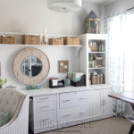 Coastal Office Home Tour IrisNacole.com