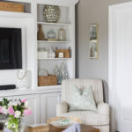 Coastal Themed Family Room Makeover-Shop the House-IrisNacole.com