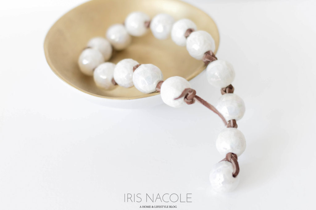 String of Beads DIY IrisNacole.com
