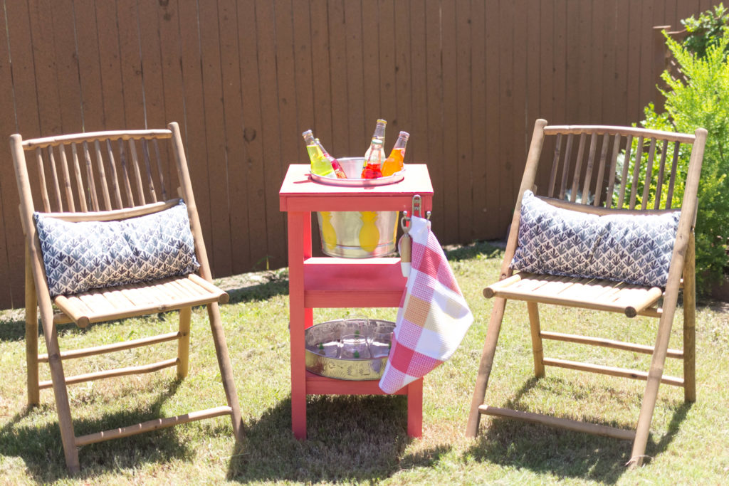 Tropical and cute Beverage Stand #DIYWorkshop Home Depot by IrisNacole.com