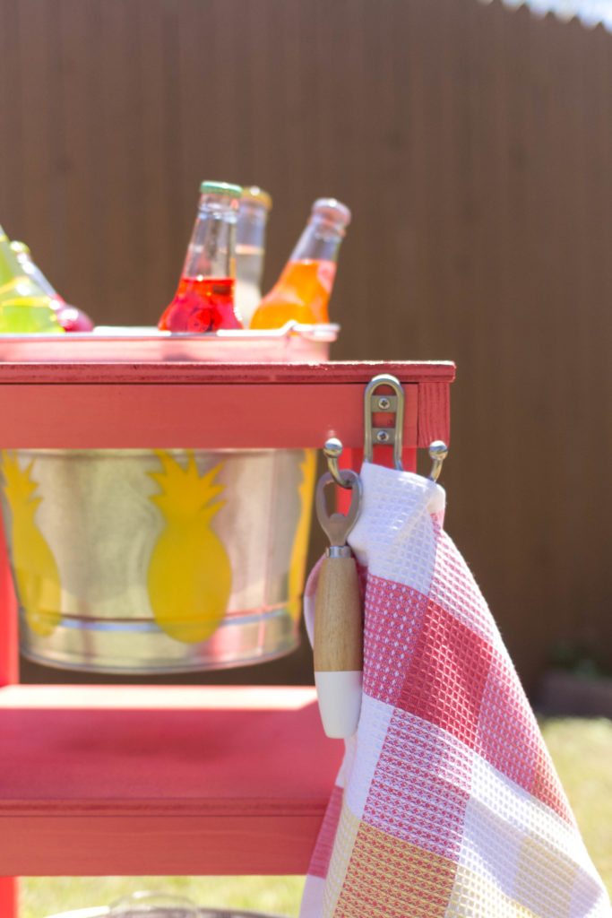 Tropical and cute Beverage Stand #DIYWorkshop Home Depot by IrisNacole.com