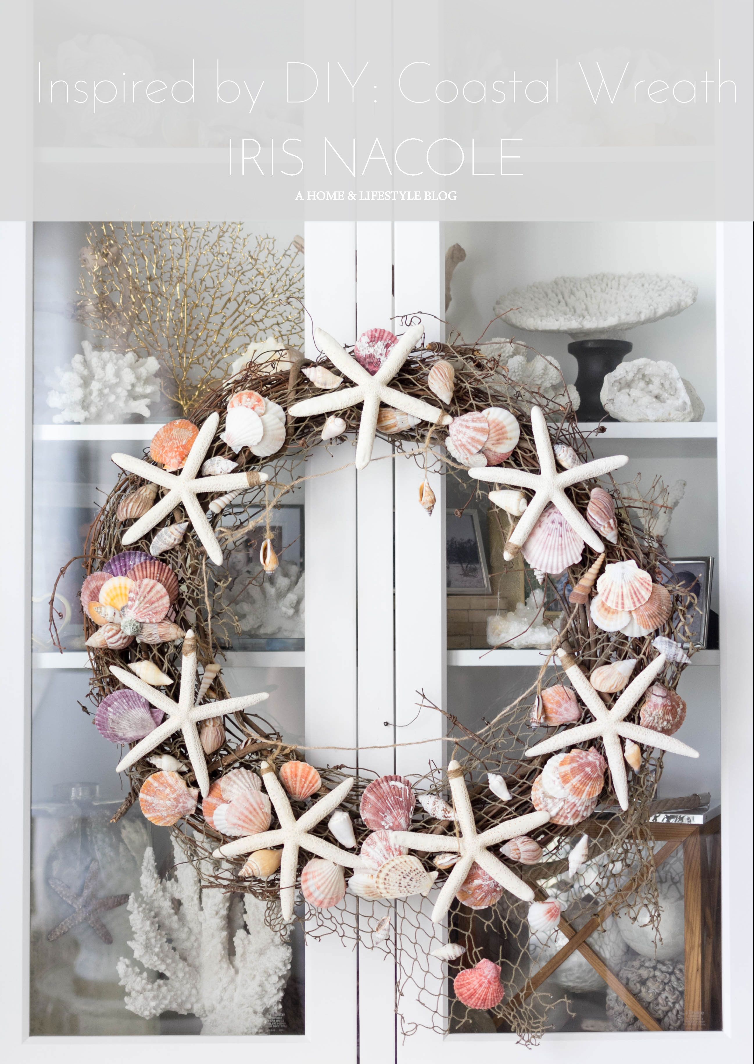 Inspired By DIY Pottery Barn Coastal Wreath 