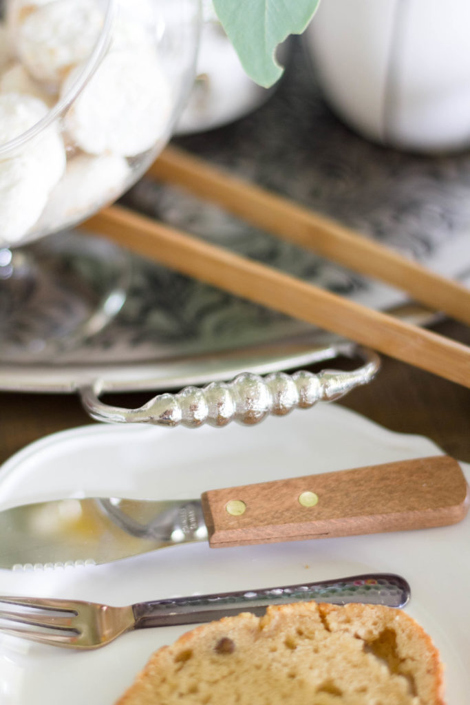 Silver Platter as centerpiece Cost Plus World Market 