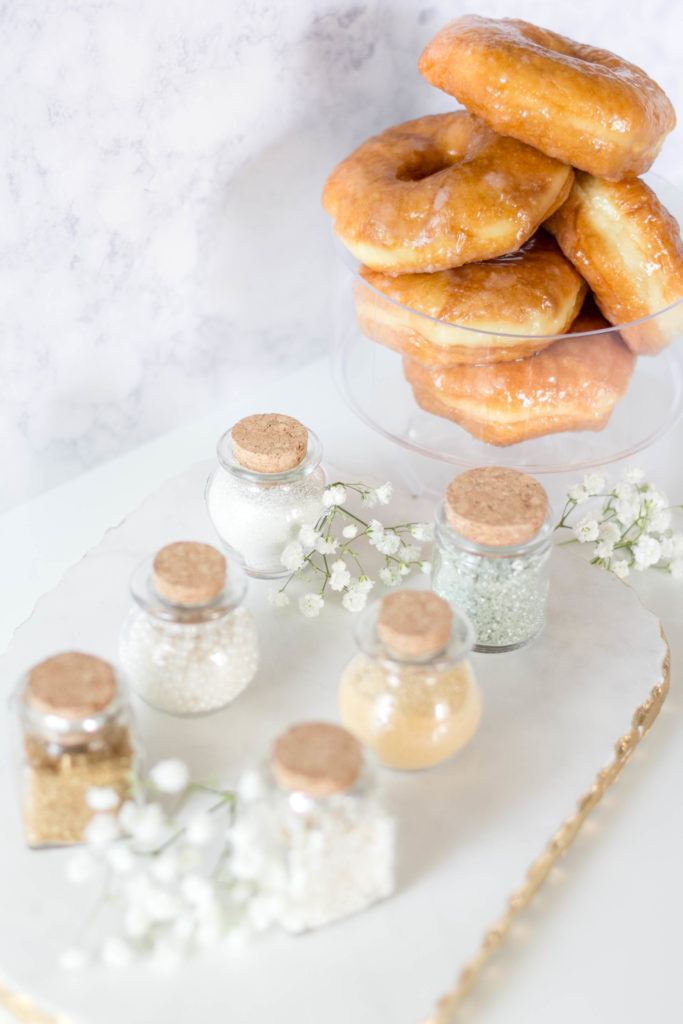 Fancy Donut Hack Using Store Bought Glaze Donuts