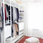 A Bohemian Boutique Style Walk-in Closet Makeover by IrisNacole.com
