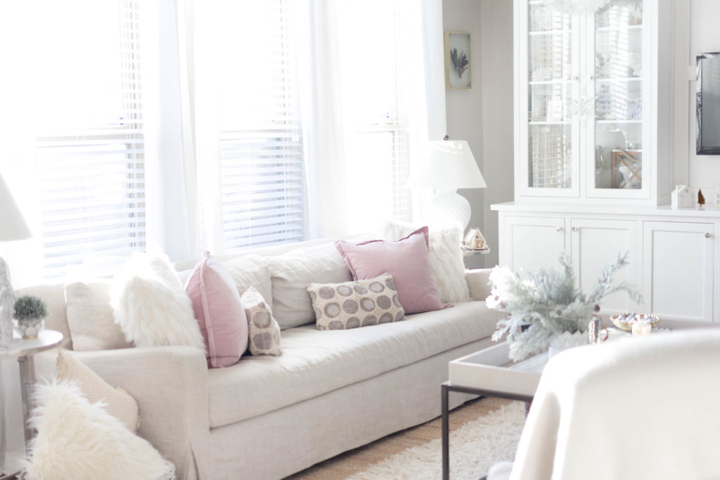 cozy winter living room decor-bohemain-glam-christmas-home-tour-iris-nacole-living-room-tour