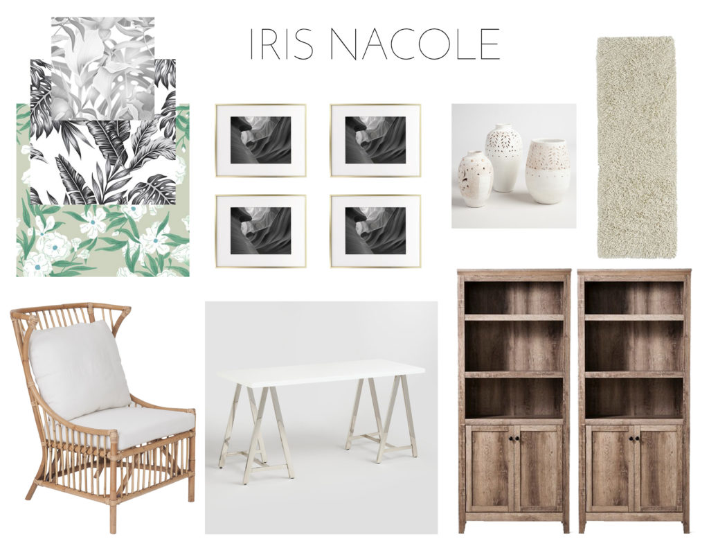 Home Office Makeover-Mood Board-IrisNacole.com