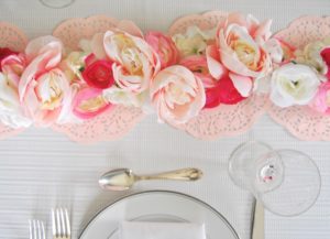 Pender & Peony-valentines-day-floral-table-runner