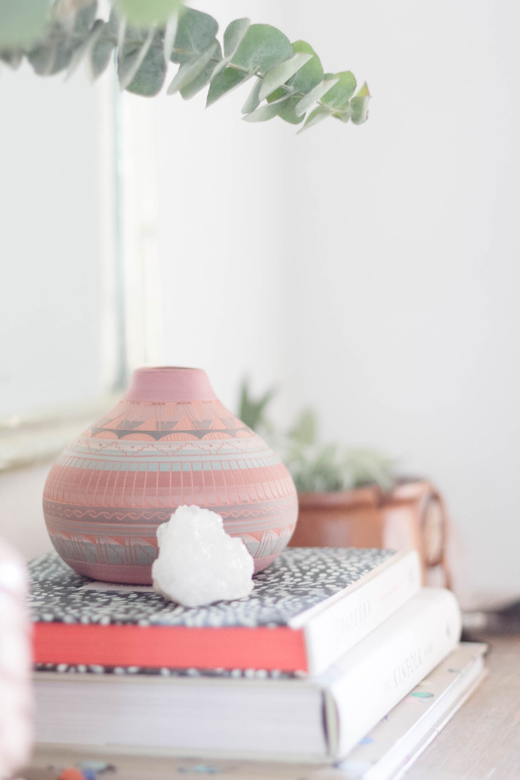 Summer Eclectic Southwestern Console Table Styling by Iris Nacole