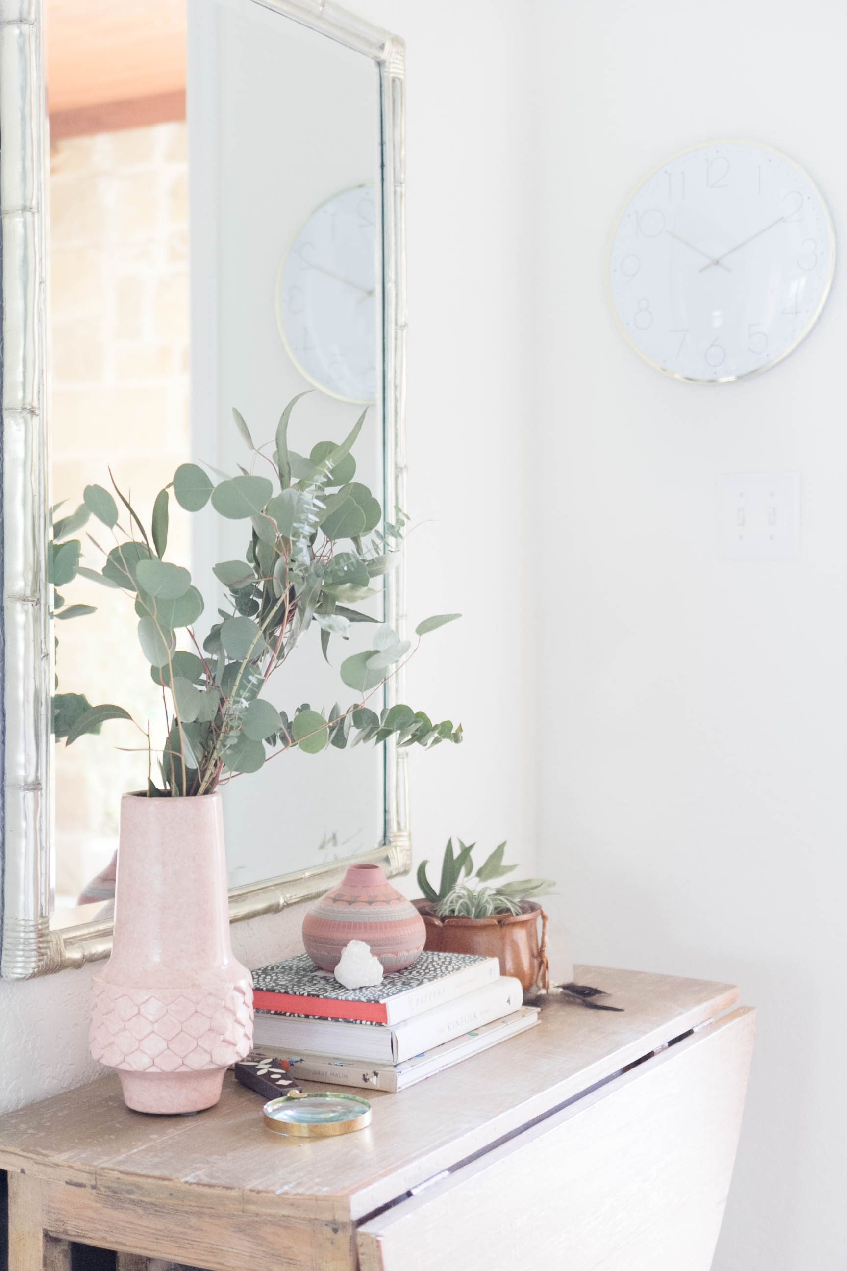 Summer Eclectic Southwestern Console Table Styling by Iris Nacole