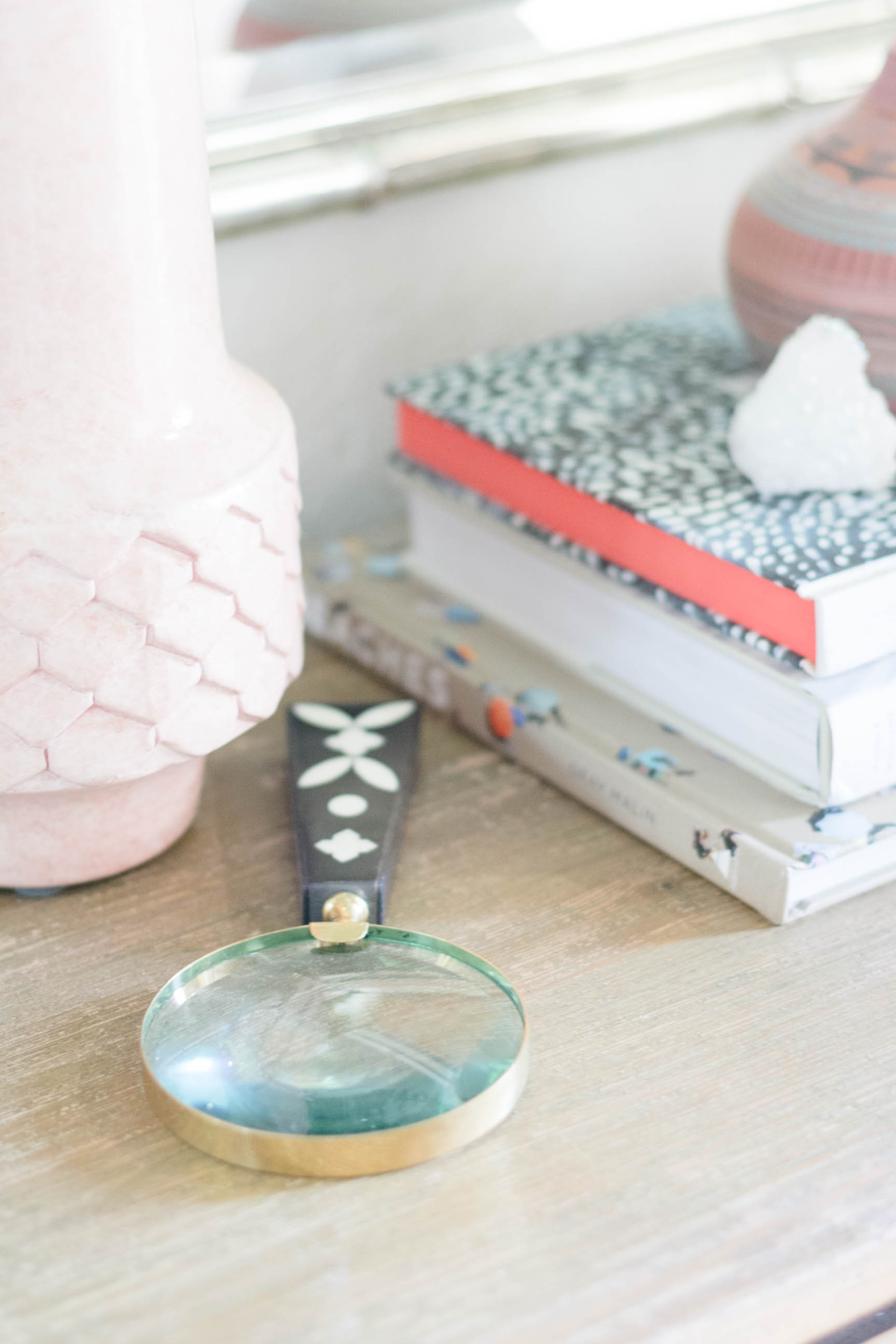 Summer Eclectic Southwestern Console Table Styling by Iris Nacole