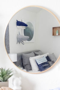 Modern Beach-Big Boy Bedroom-Makeover-Home Makeover-Kids Bedroom Inspiration-Mirror-IrisNacole.com
