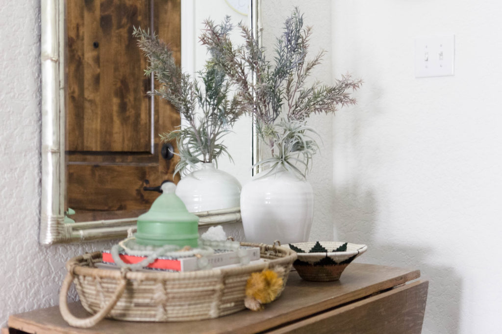 Coastal Farmhouse Entryway Table Design by Iris Nacole