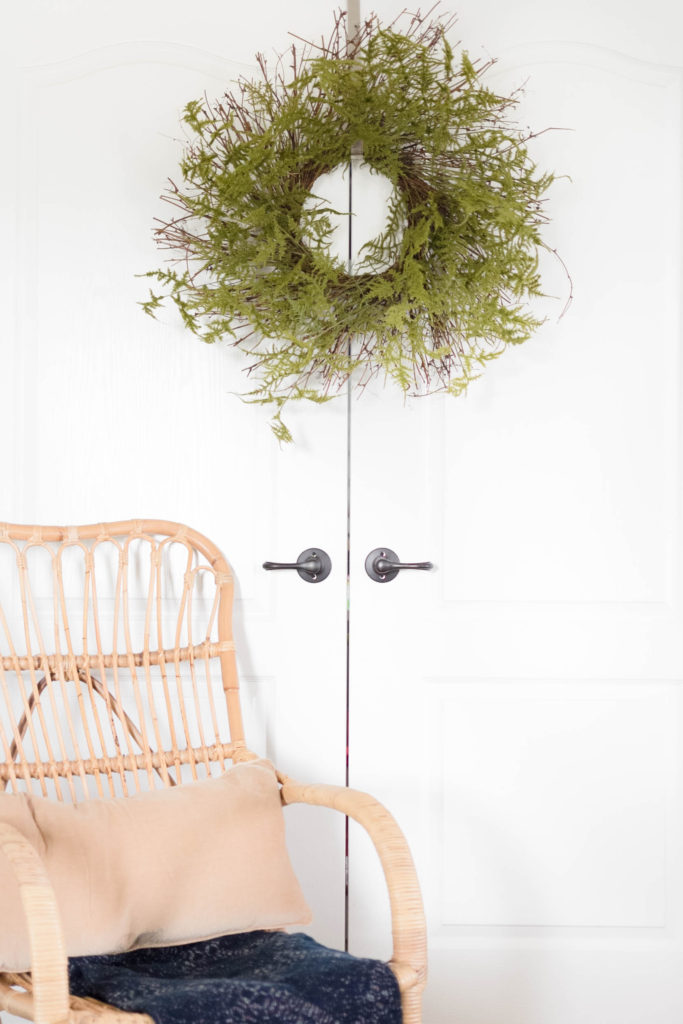 Learn how to make this beautiful fern wreath for yourself, on IrisNacole.com