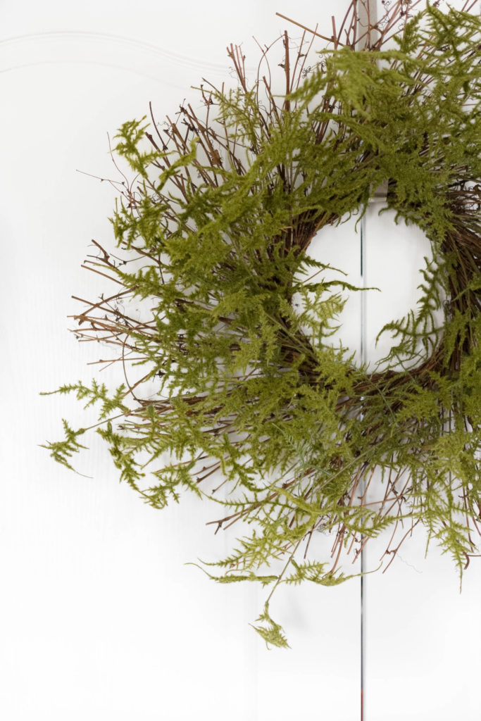 Learn how to make this beautiful fern wreath for yourself, on IrisNacole.com