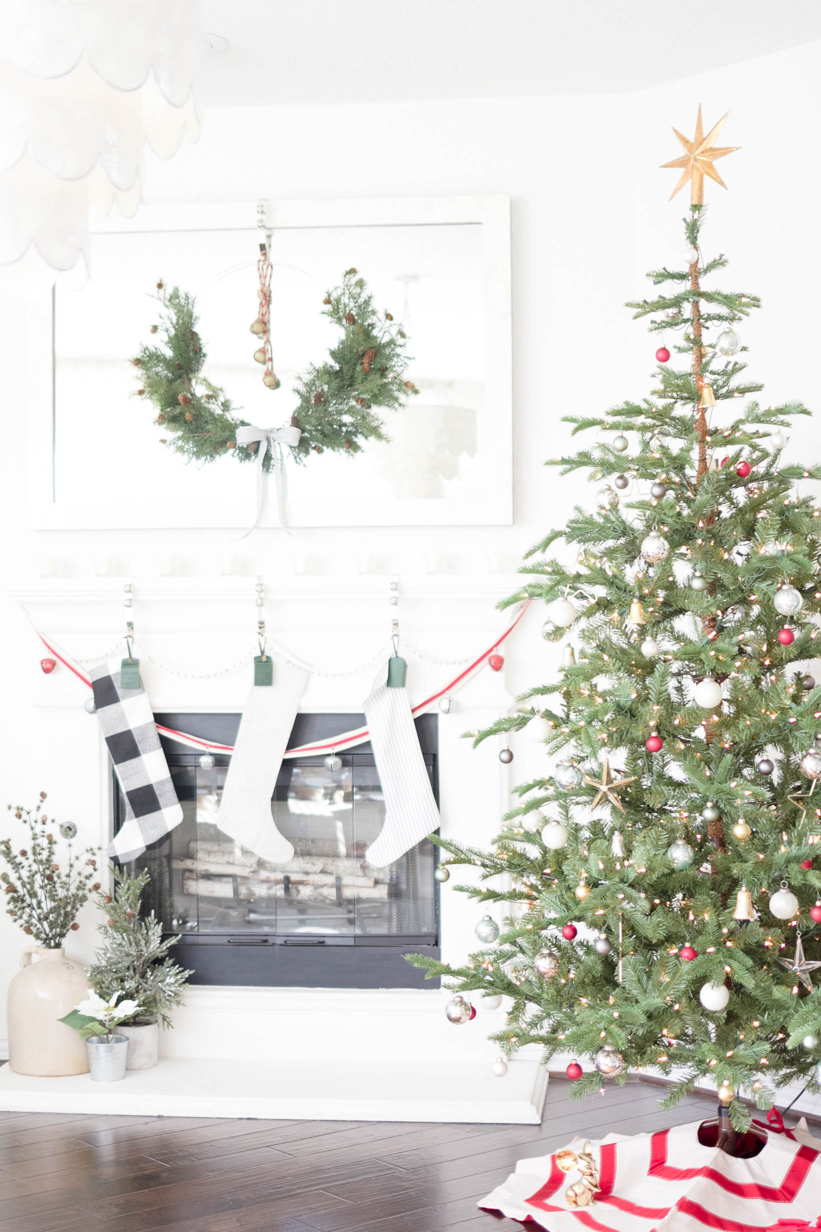 My Home Style Blog Hop Christmas Tree Edition IrisNacole.com 2017-SImple Vintage Decorating