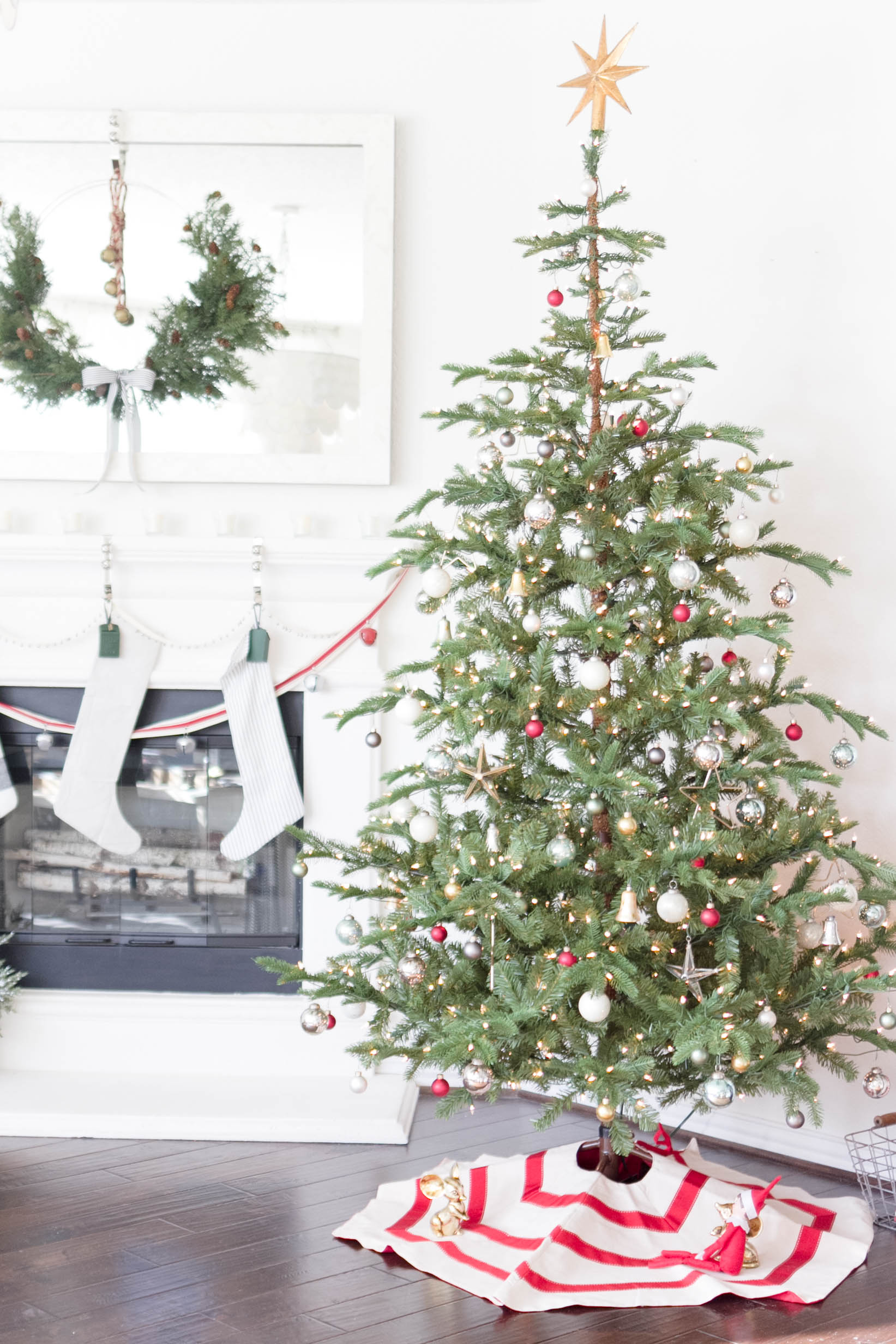 My Home Style Blog Hop Christmas Tree Edition IrisNacole.com 2017-SImple Vintage Decorating