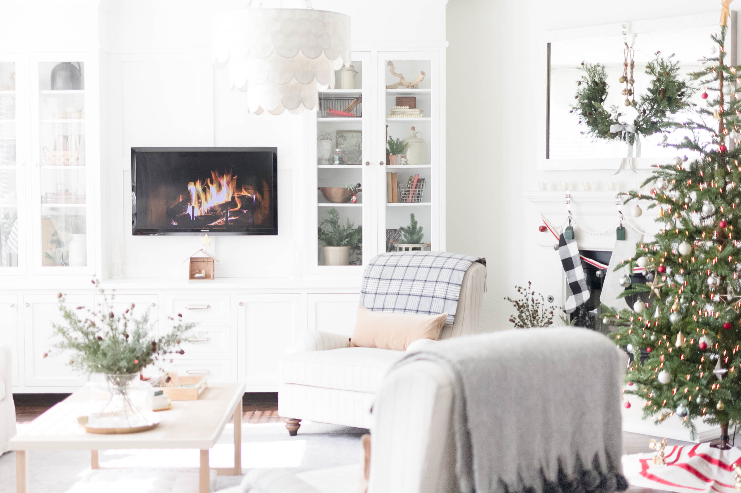 Christmas/Holiday Decorating Living Room by Iris Nacole