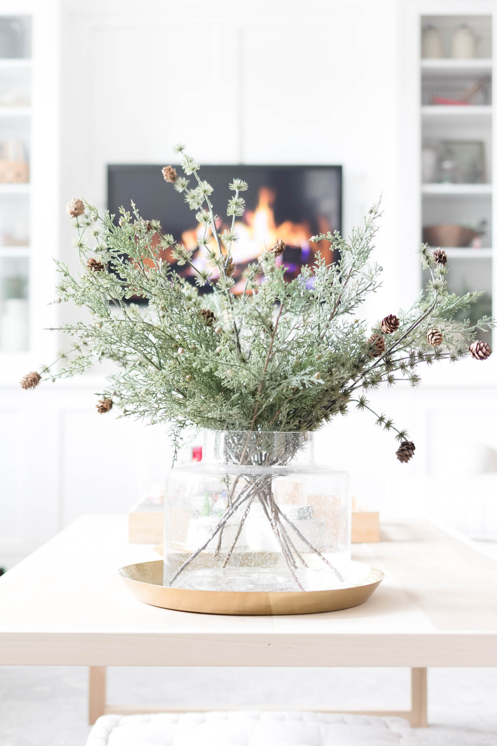 Christmas/Holiday Decorating Living Room by Iris Nacole