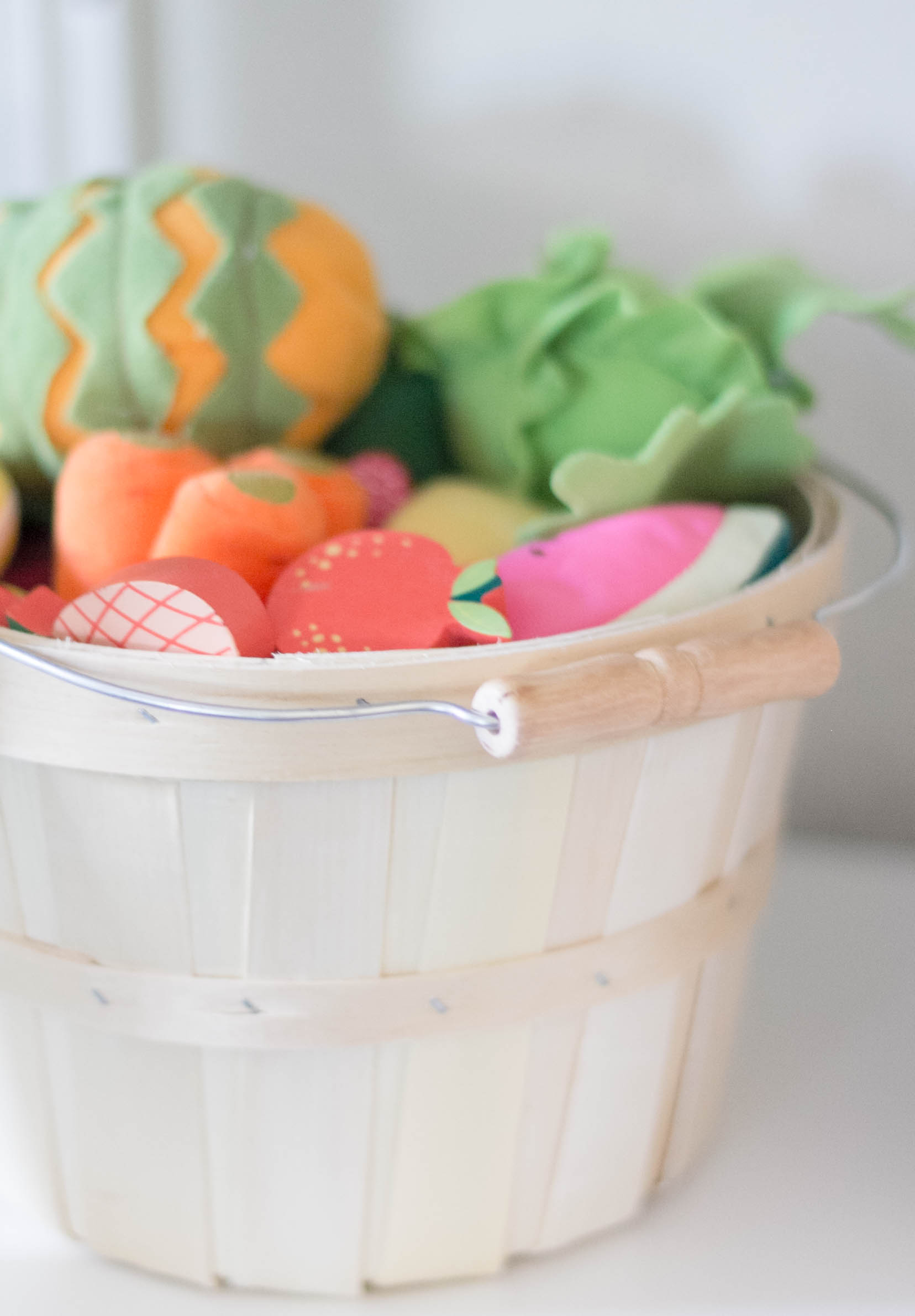 Playroom Grocery Store Basket Storage-IrisNacole.com