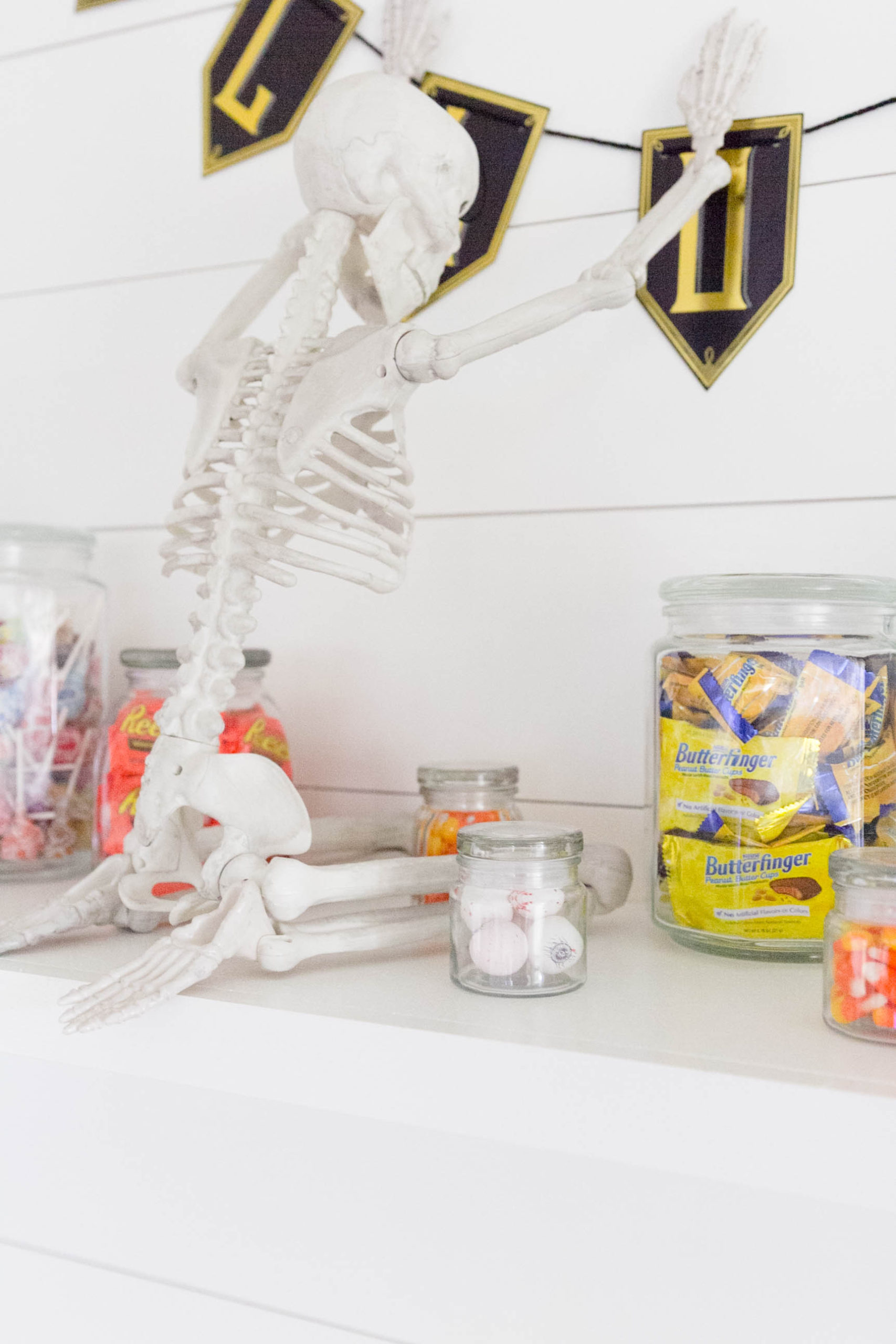 Candy Bar Mini Skeleton Halloween Decorations