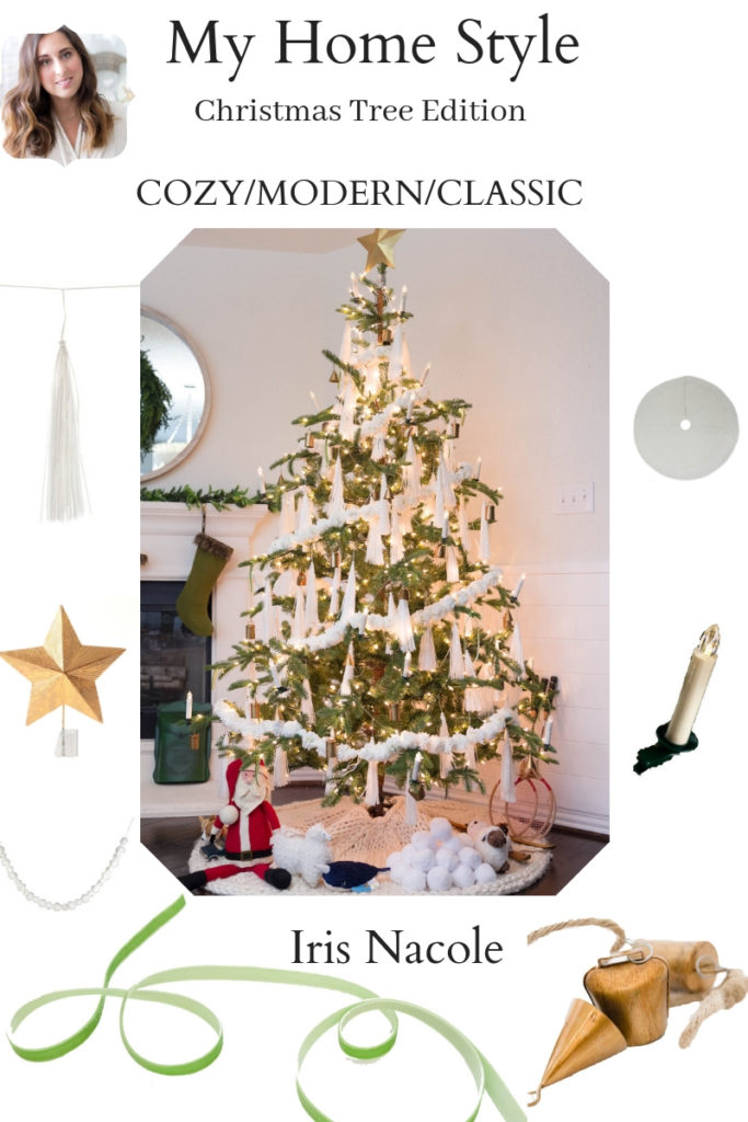 Cozy Modern Classic Christmas Tree Decorating-My Home Style Blog Hop