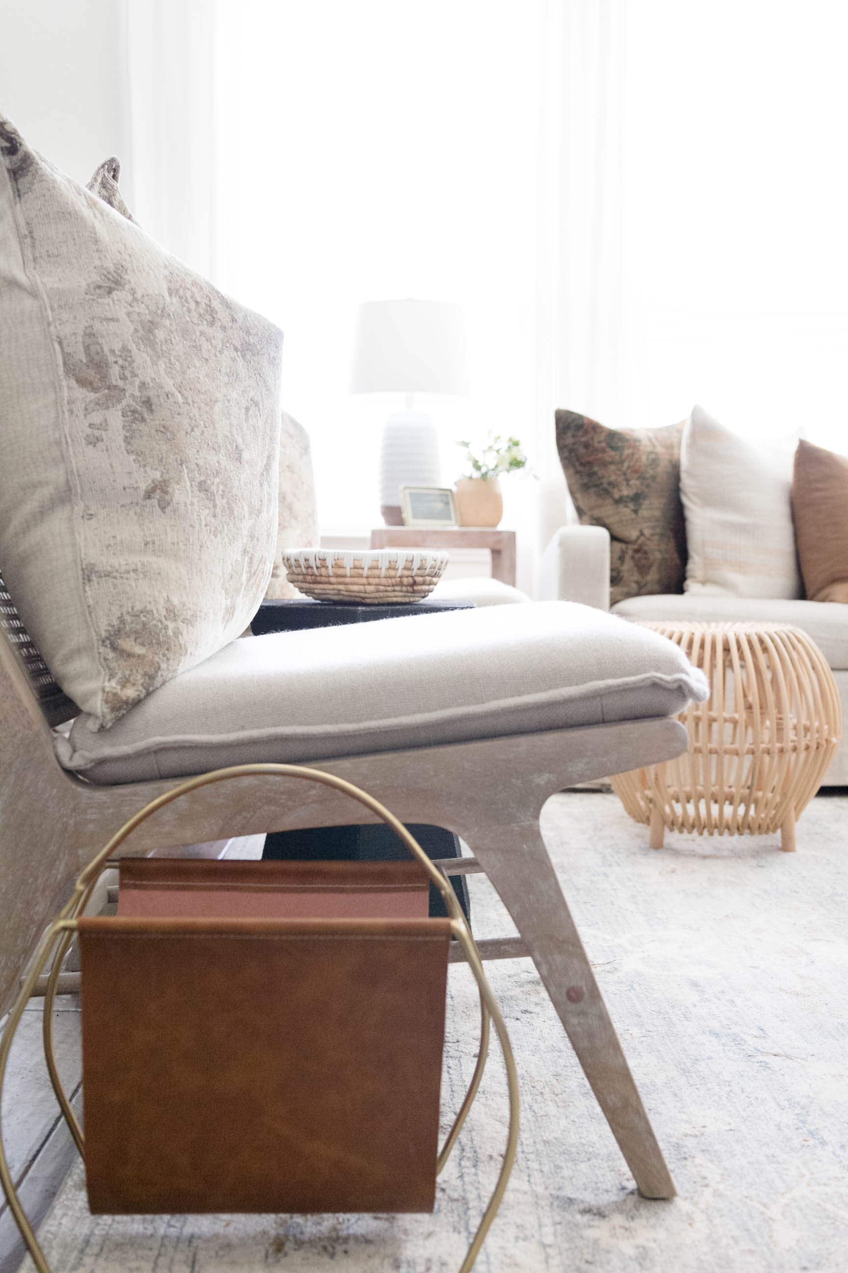 Earth Tones Spring Living Room Styling-Side Table-Modern/Classic/Cozy by Iris Nacole
