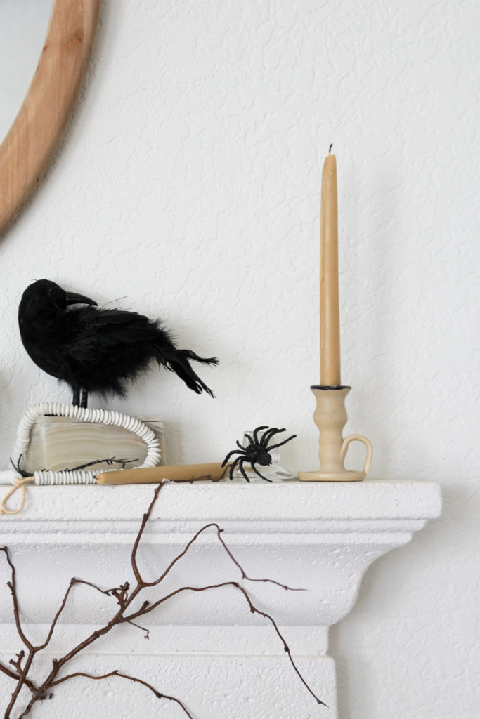 Indoor Halloween Decorations by Iris Nacole, Creepy Crawly Halloween Decorations, Black Bird Halloween Decorations