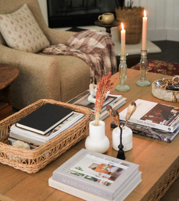 Fall Coffee Table Styling by Iris Nacole